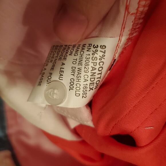 NWT! Crew Kids Bright Reddish Orange Shorts Size 6 - Picture 5 of 5